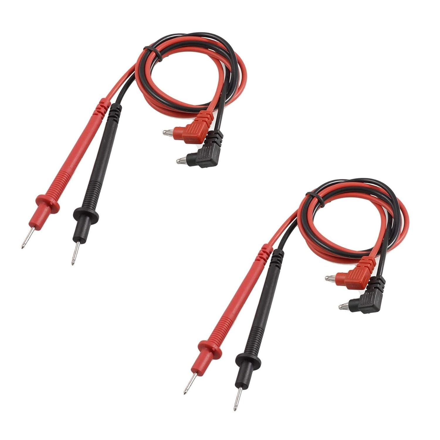 Versatile 90cm Multimeter Leads with 2mm Tips - Ideal for Electrical Testing