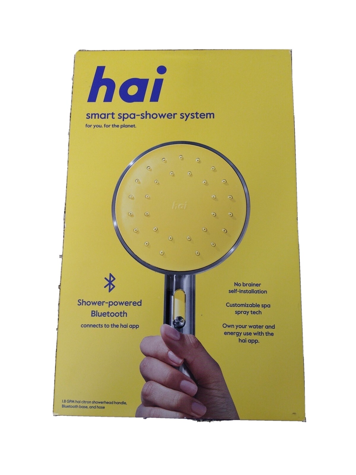 Hai Smart Spa-Shower System - Bluetooth Showerhead - HSBTL05 Citron Brand New