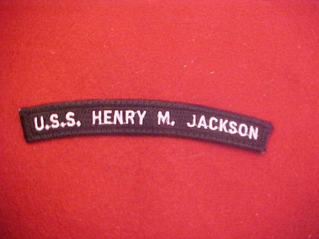 US NAVY - U.S.S. HENRY M. JACKSON BN 730 - UIM / Rocker  Submarine