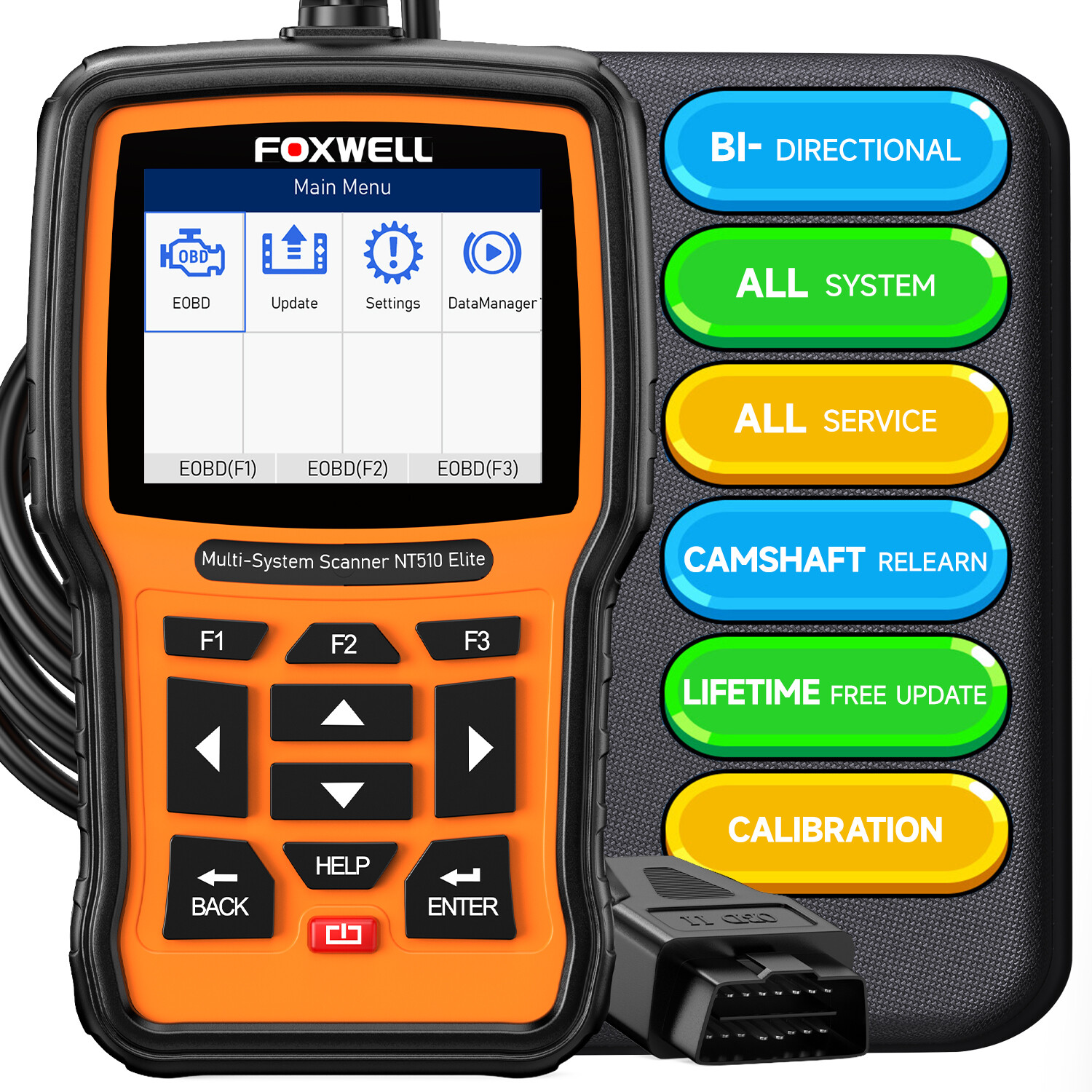 Foxwell NT510 Elite for MASERATI Bidirectional OBD2 Scanner Diagnostic Tool ABS