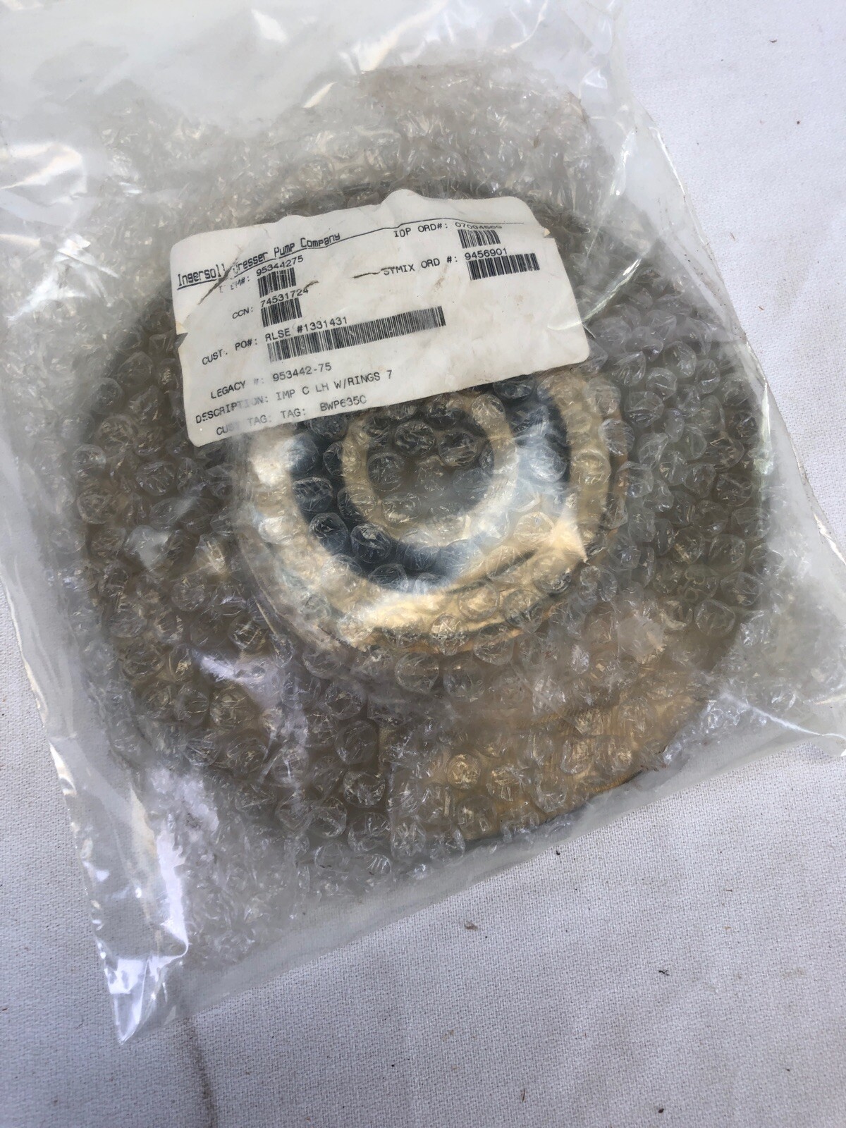Ingersoll Impeller Pump Centrifugal 95344275