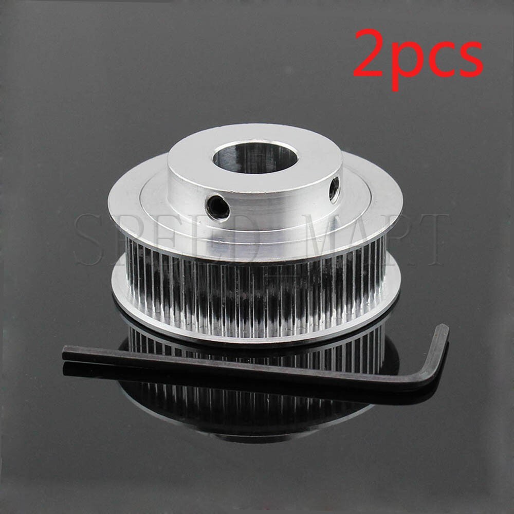 2pcs GT2 Timing Belt Pulley 60 Teeth 60T 8mm Bore 11mm Width Mendel 3D Printer