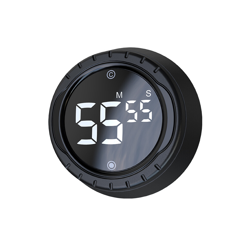 BALDR Digital Rotary Timer Adjustable Volume Wide Usage Cooking Kitchen Timer