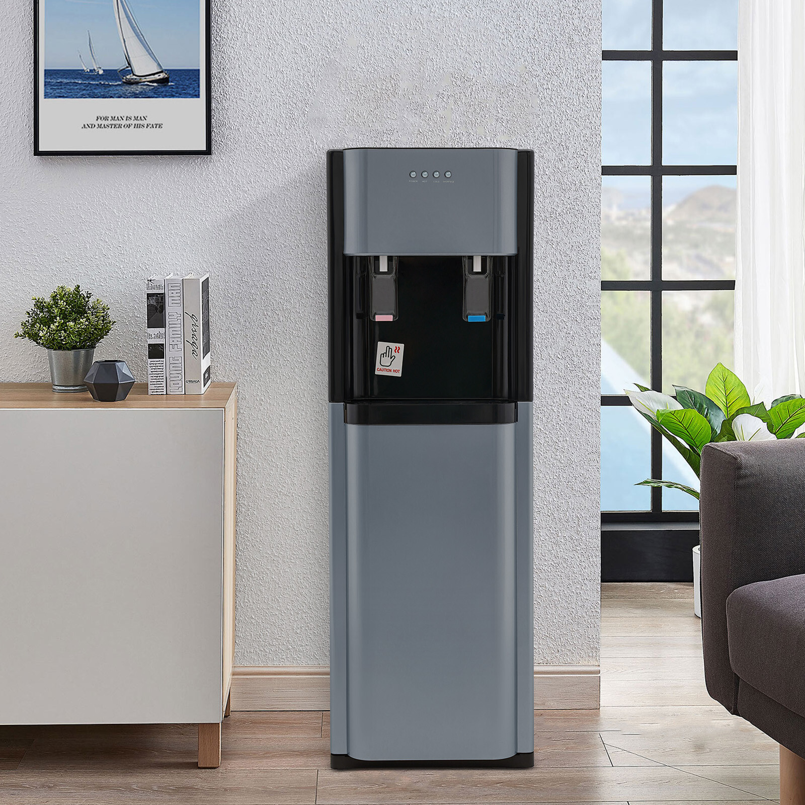 Second-hand! Water Dispenser Office Drinking Machine Bottom Loading Hot/Cold 20L