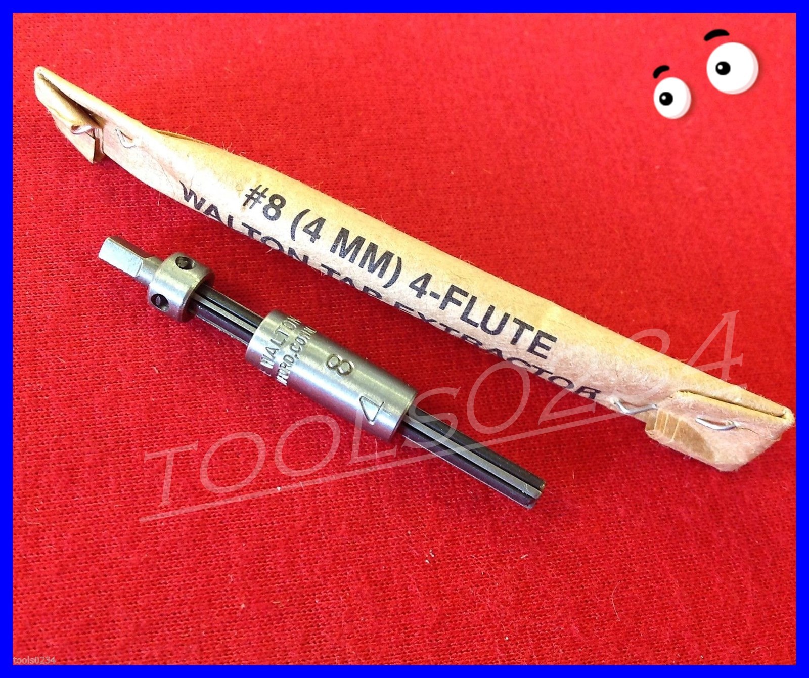#8 4mm Walton 10084 Tap Extractor 4 Flute USA
