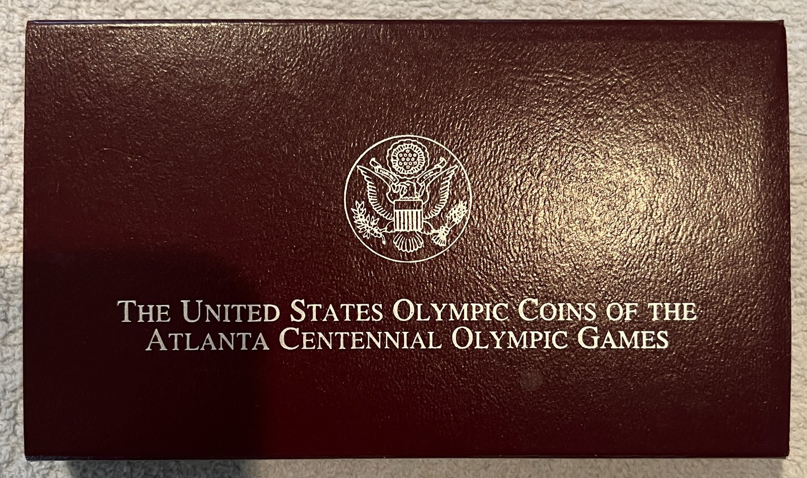 1996 US Mint Olympic Games Tennis Proof Silver Dollar with COA