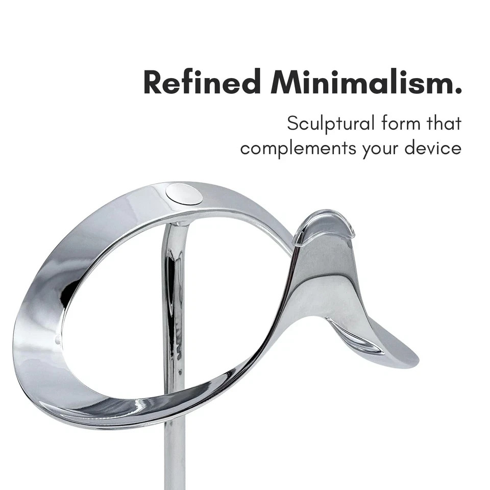 Apple Vision Pro Stand with Battery Holder - Stable Heavy Base Display Cradle