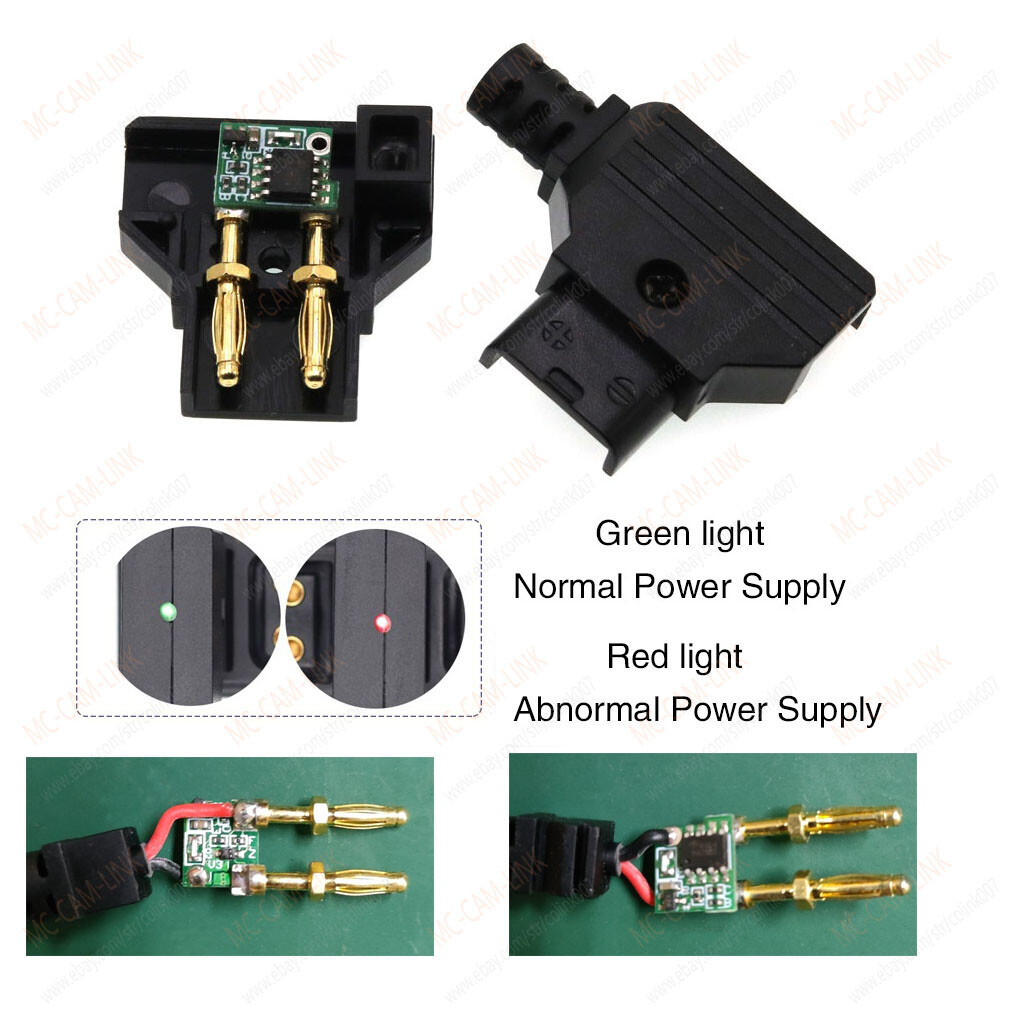 PCB chip protection D-TAP cable for Camera power DIY D-tap to 2Wire unfinish 1m