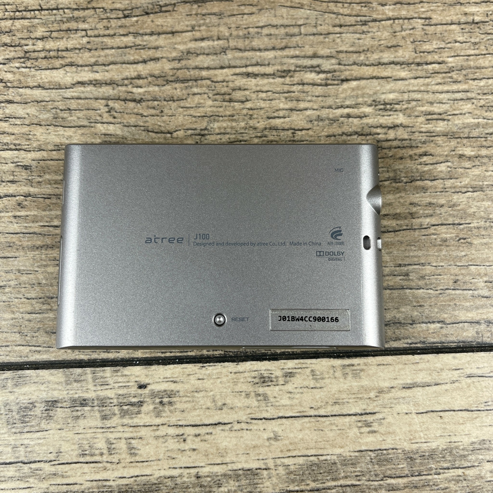 Atree J100 Silver LCD Touchscreen Display Screen Portable MP3 Player
