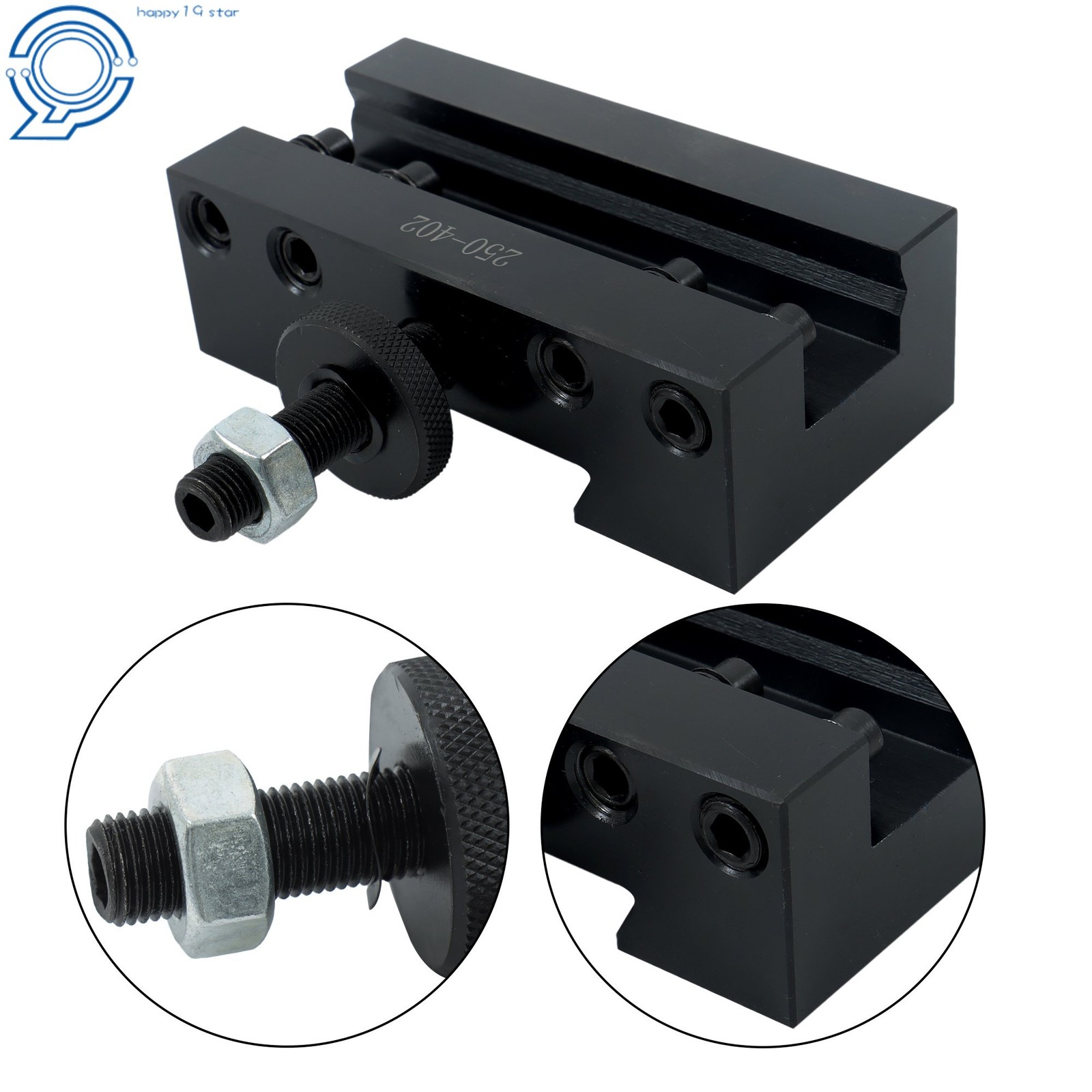 Quick Change CA #2 Tool Post Set 250-402 for Lathe Turning Operations