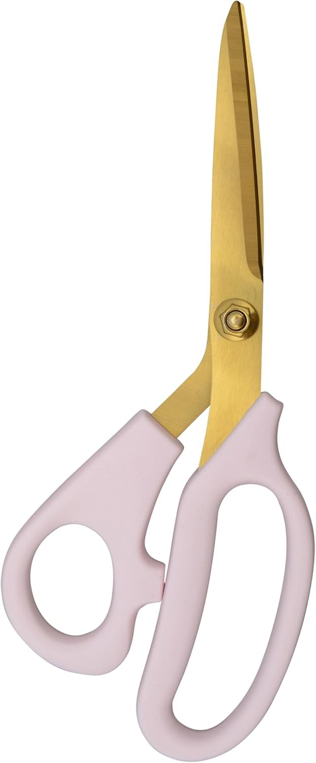 All-Purpose Kitchen Shears, Pink with Gold Blades - Durable Kitchen Shears