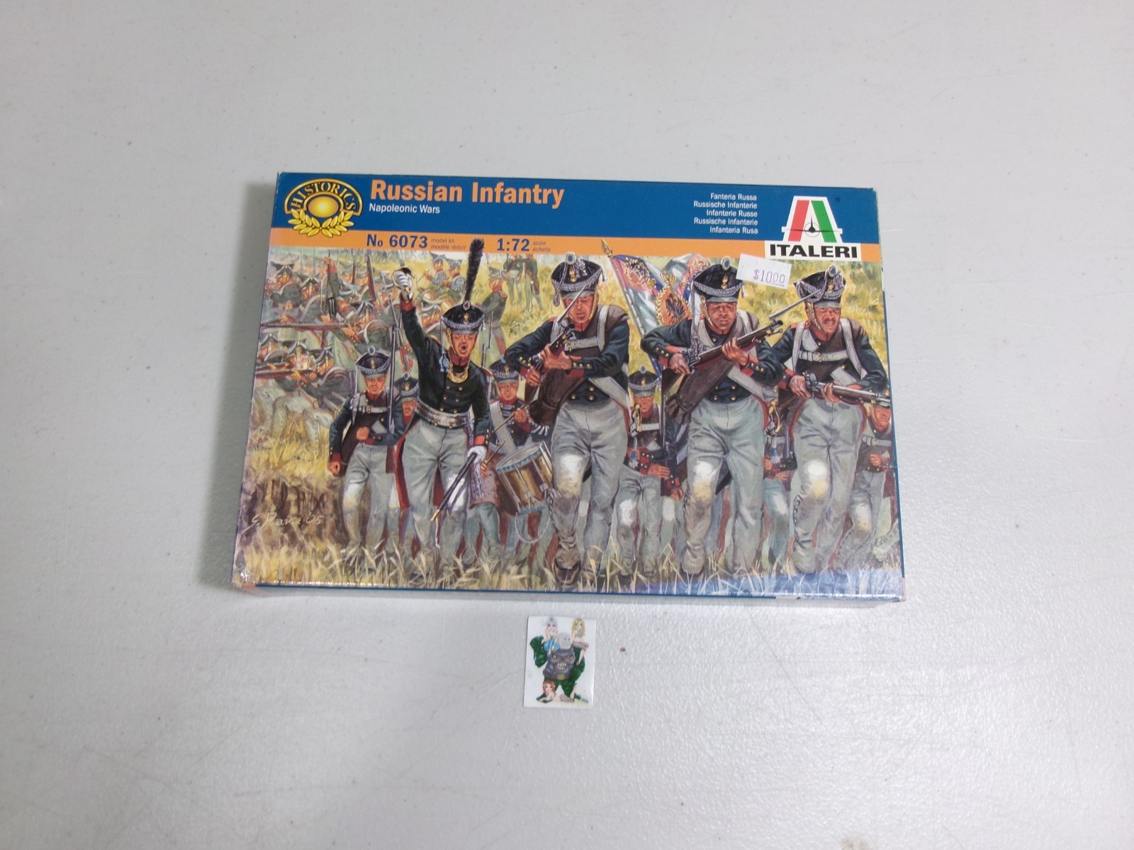 =ITALERI RANDOM HISTORICAL Napoleonic Wars Russian Infantry Open but Complete =