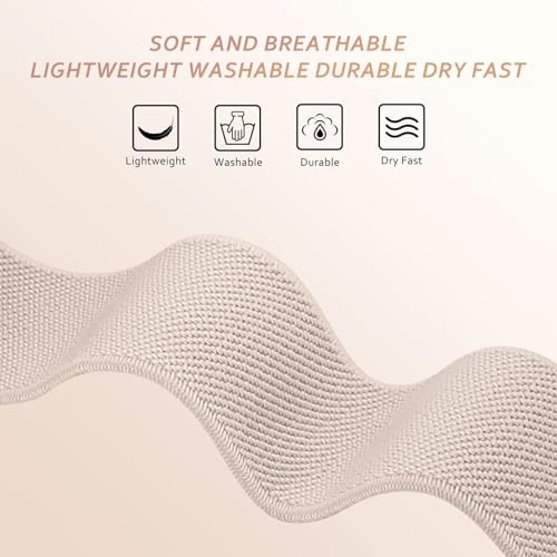 5 Pack Stretchy Nylon Compatible with Fitbit Charge 6 Bands/Fitbit 5 Pack-2