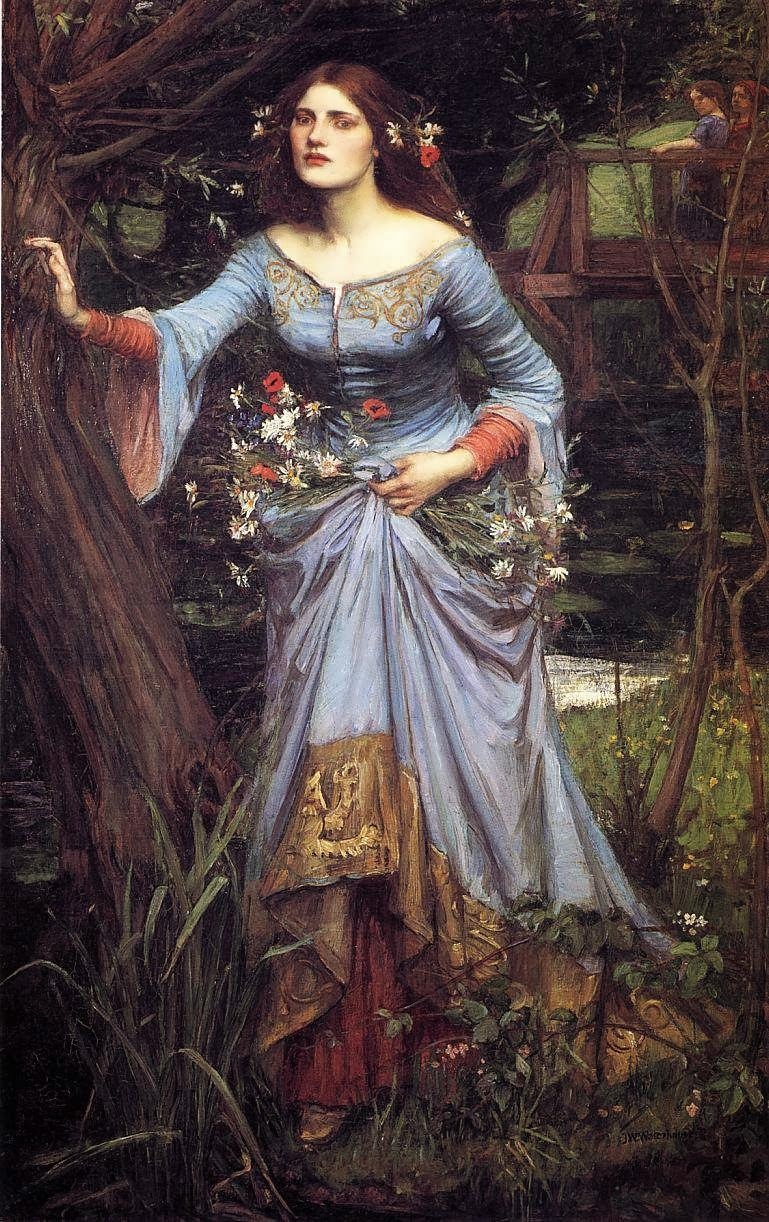 Needlework DIY Counted Cross Stitch Chart 14 ct-Ophelia