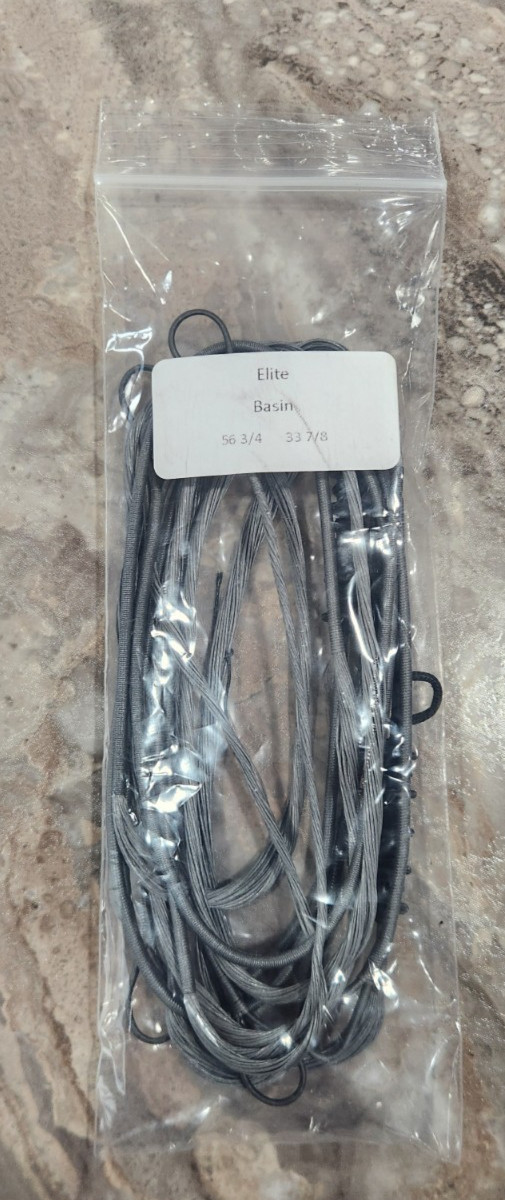New/Takeoff Elite Basin Winners Choice OEM String and Cable Set - Silver