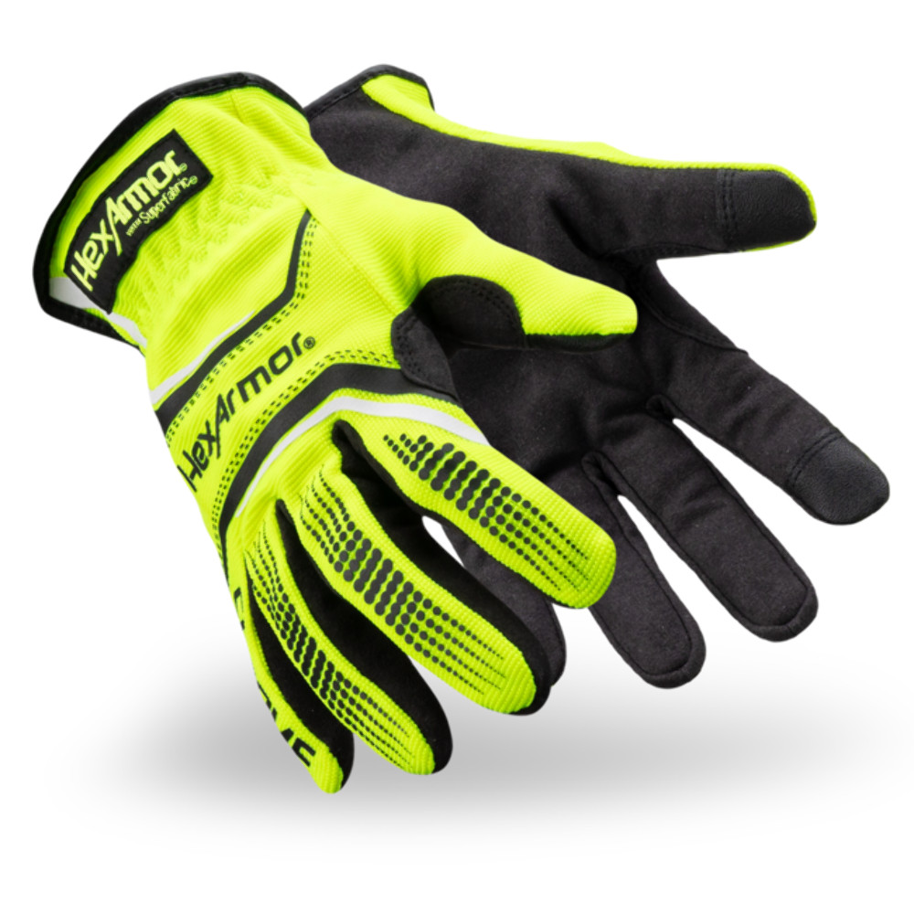 HexArmor Chrome Series Hi Vis Work Gloves Size (4033)