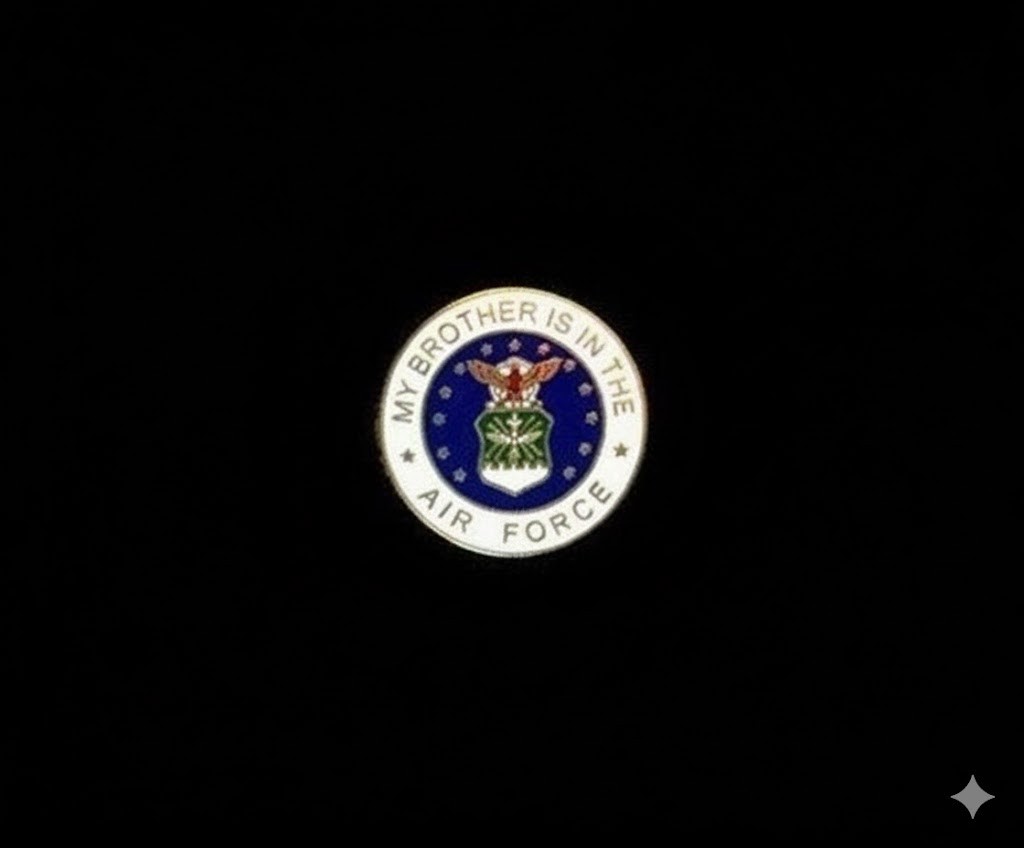 U.S. Air Force My Brother Is In The Air Force Lapel Pin
