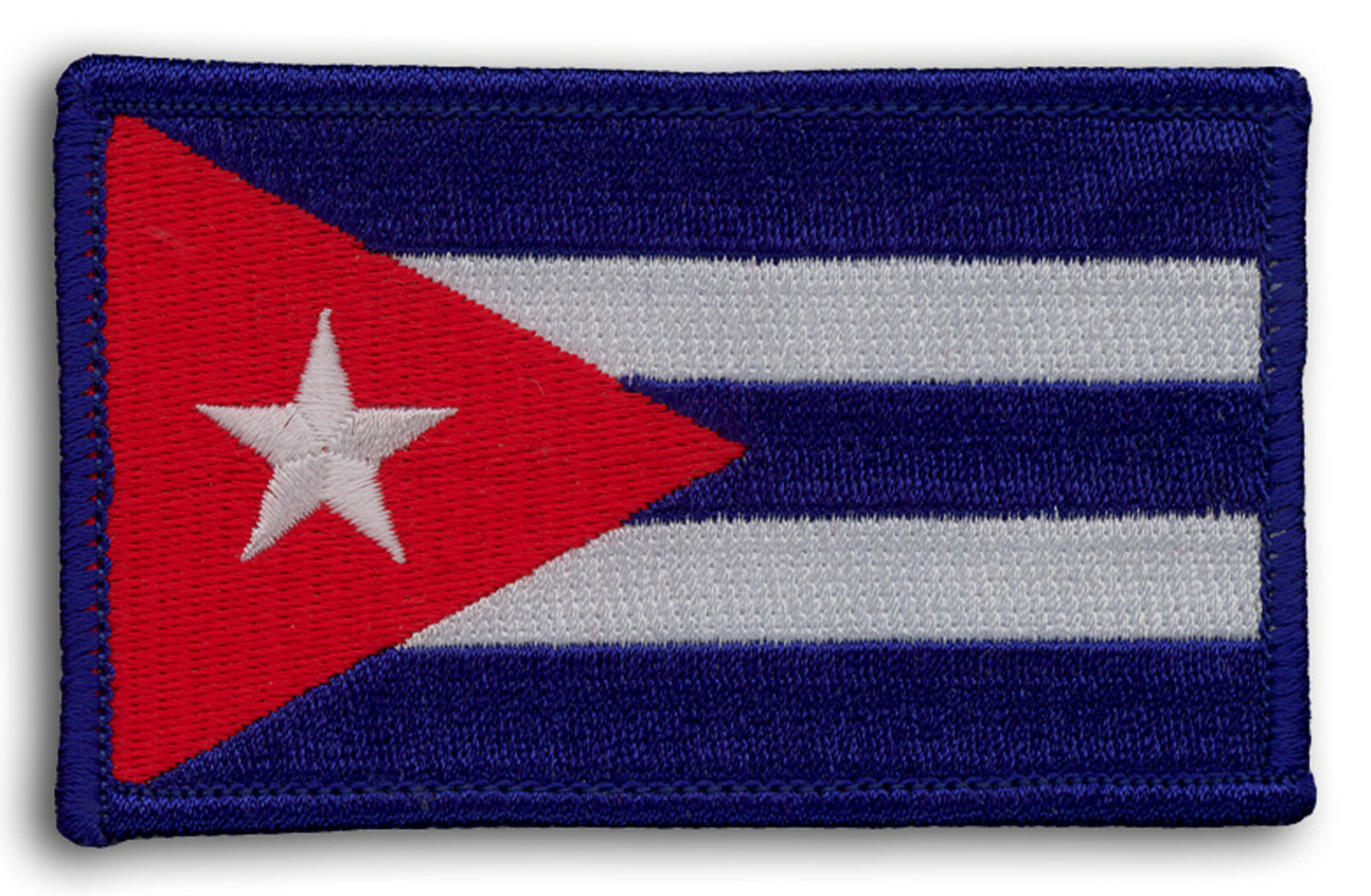 Cuba Flag Patch 3 1/2" x 2" New