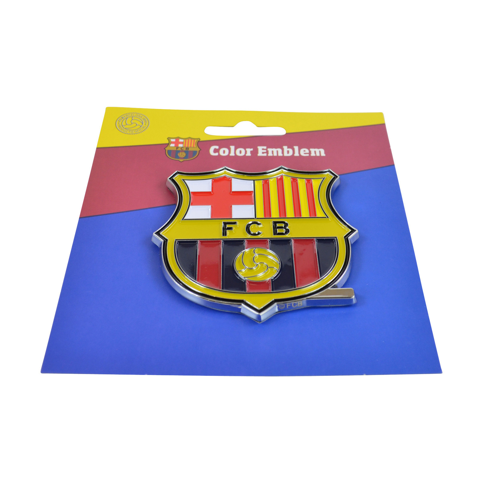 New FC Barcelona Football Auto Car Truck Heavy Duty Metal Color Emblem