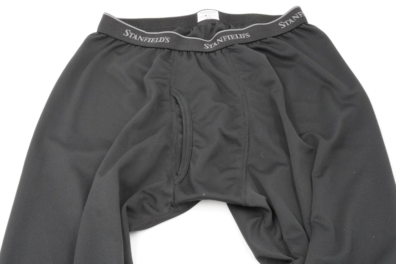 Stanfield's Mens Performance Base Layer Bottoms Size M Black