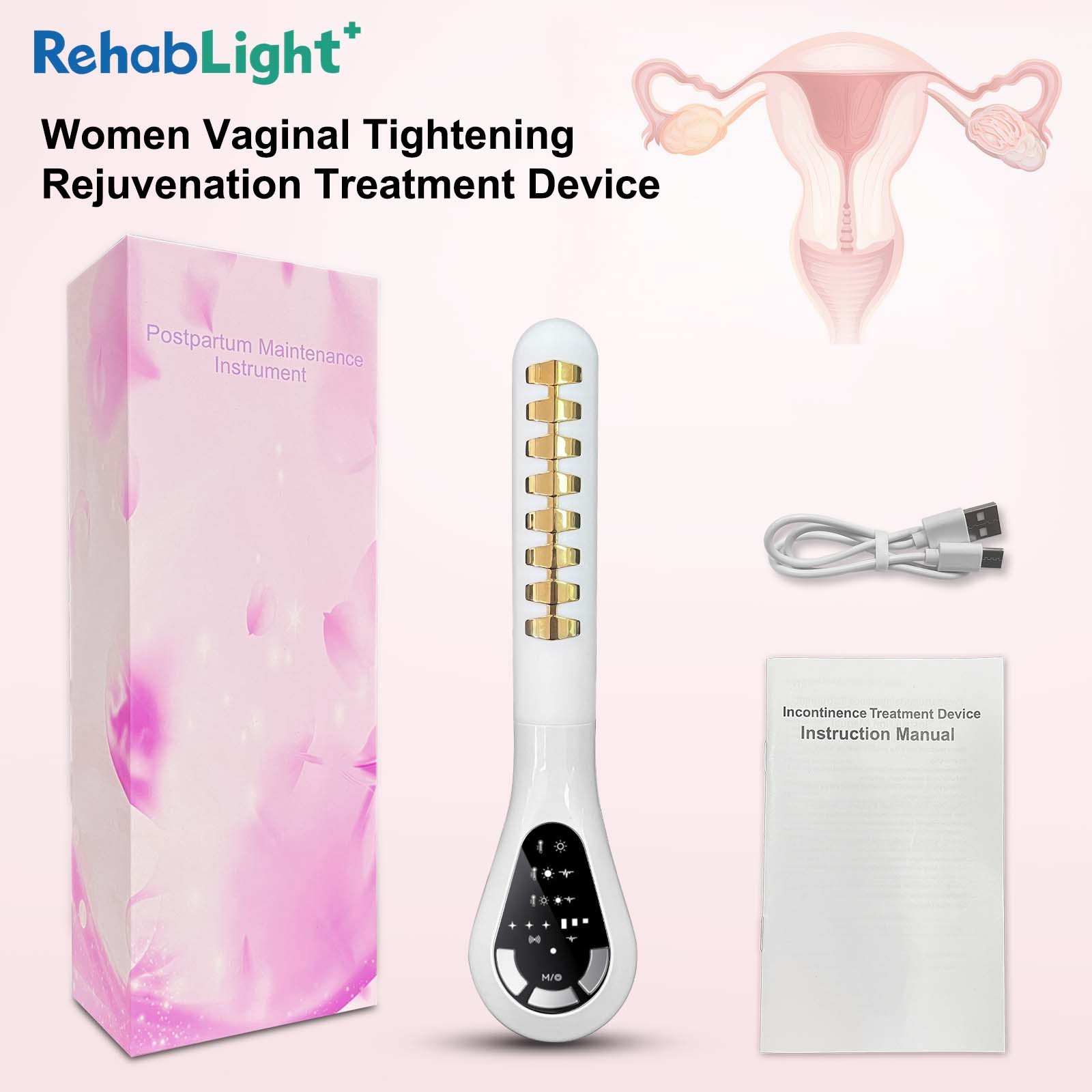 Multi-Function Kegel Trainer with Microcurrent and Heating for Postpartum Pelvic