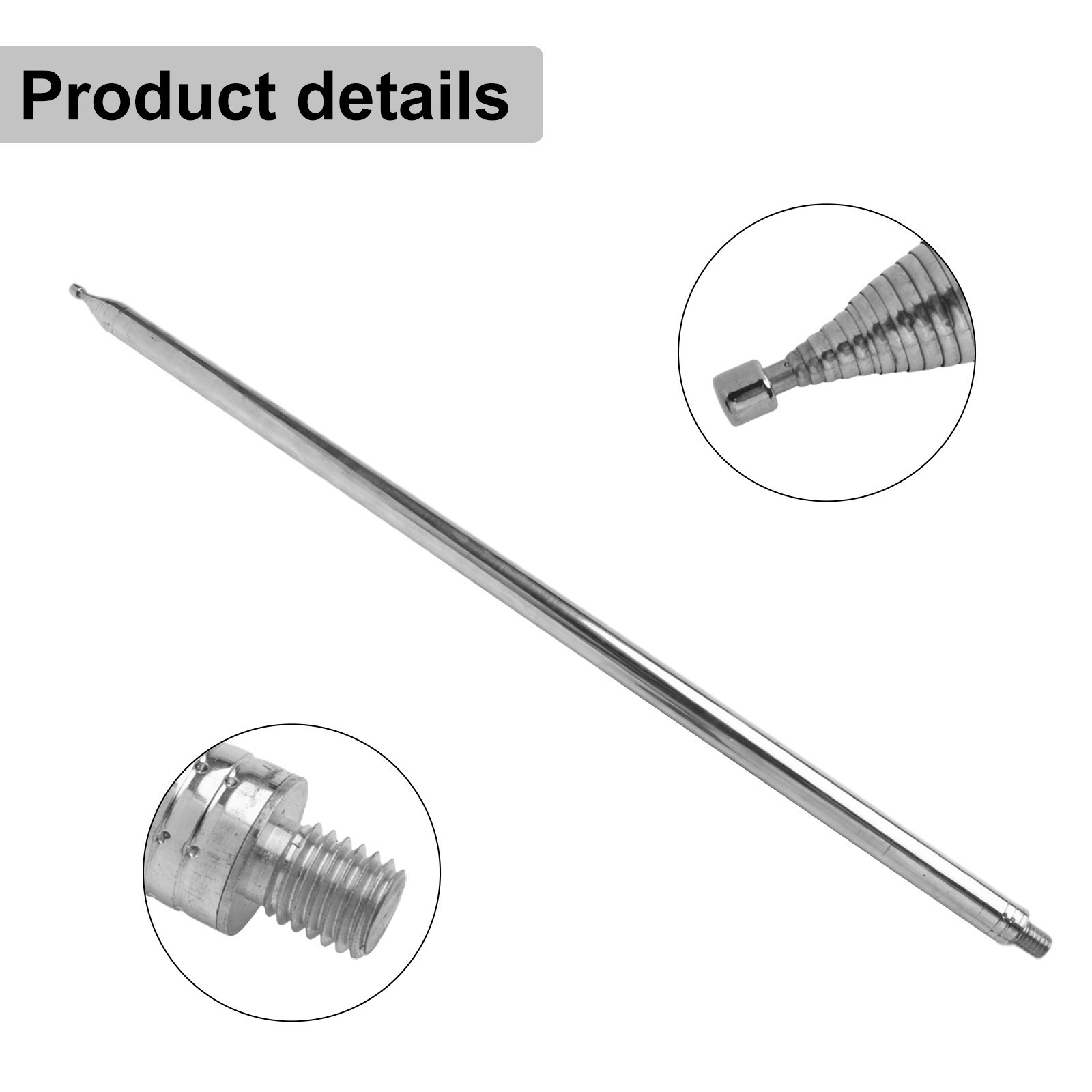 Elements Telescopic Antenna M10 Thread 5.6M/18.4ft 50cm Durable New