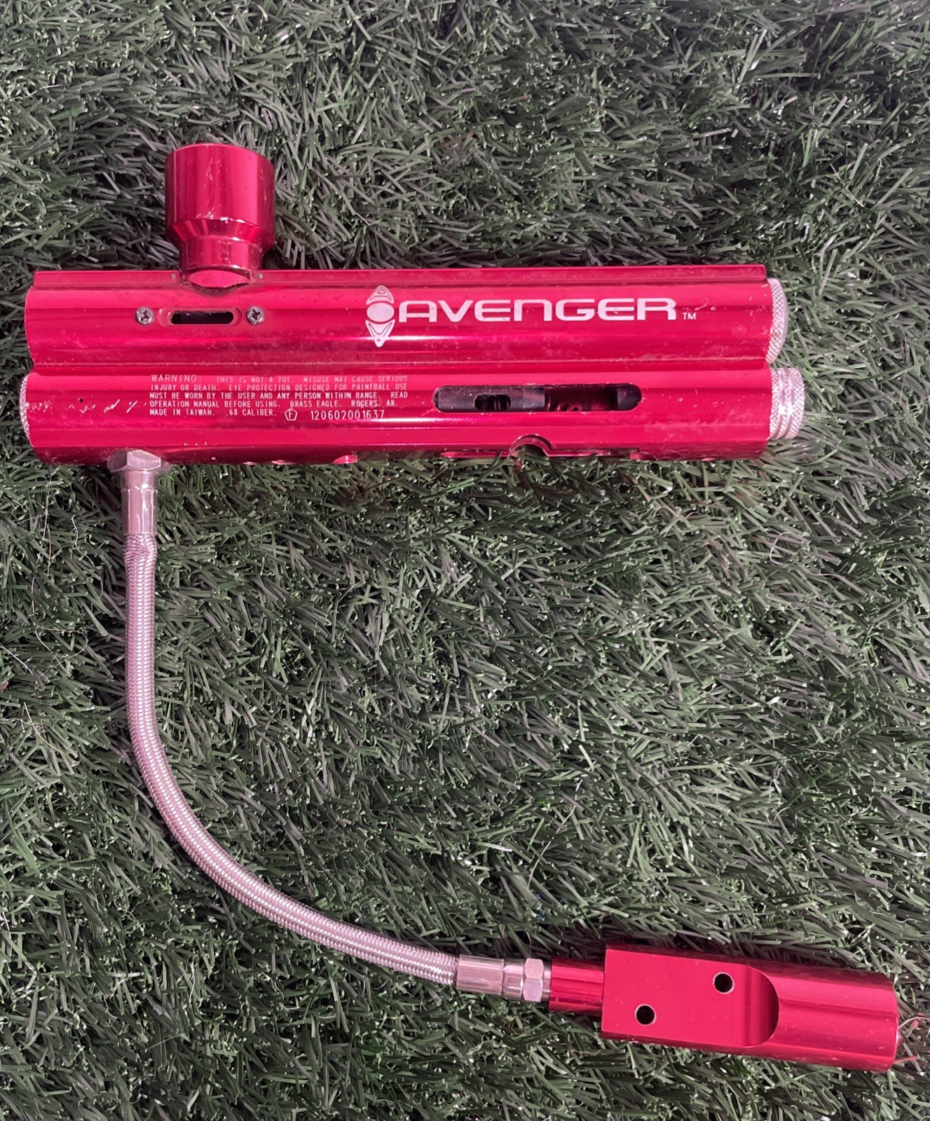 Brass Eagle Avenger Mechanical Semi-Auto Paintball Marker, Red