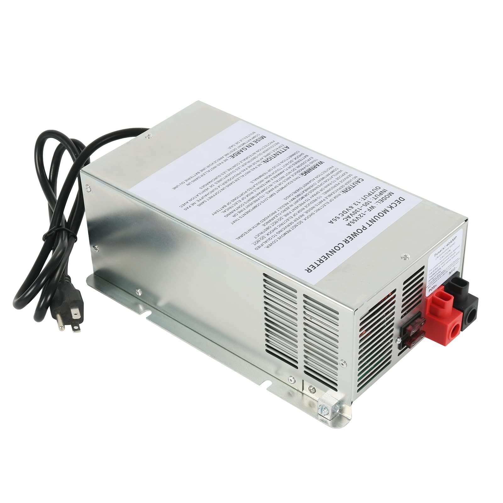 WF-9855 55A RV Power Converter Replacement Deck-Mount Charger WF-9800 Series