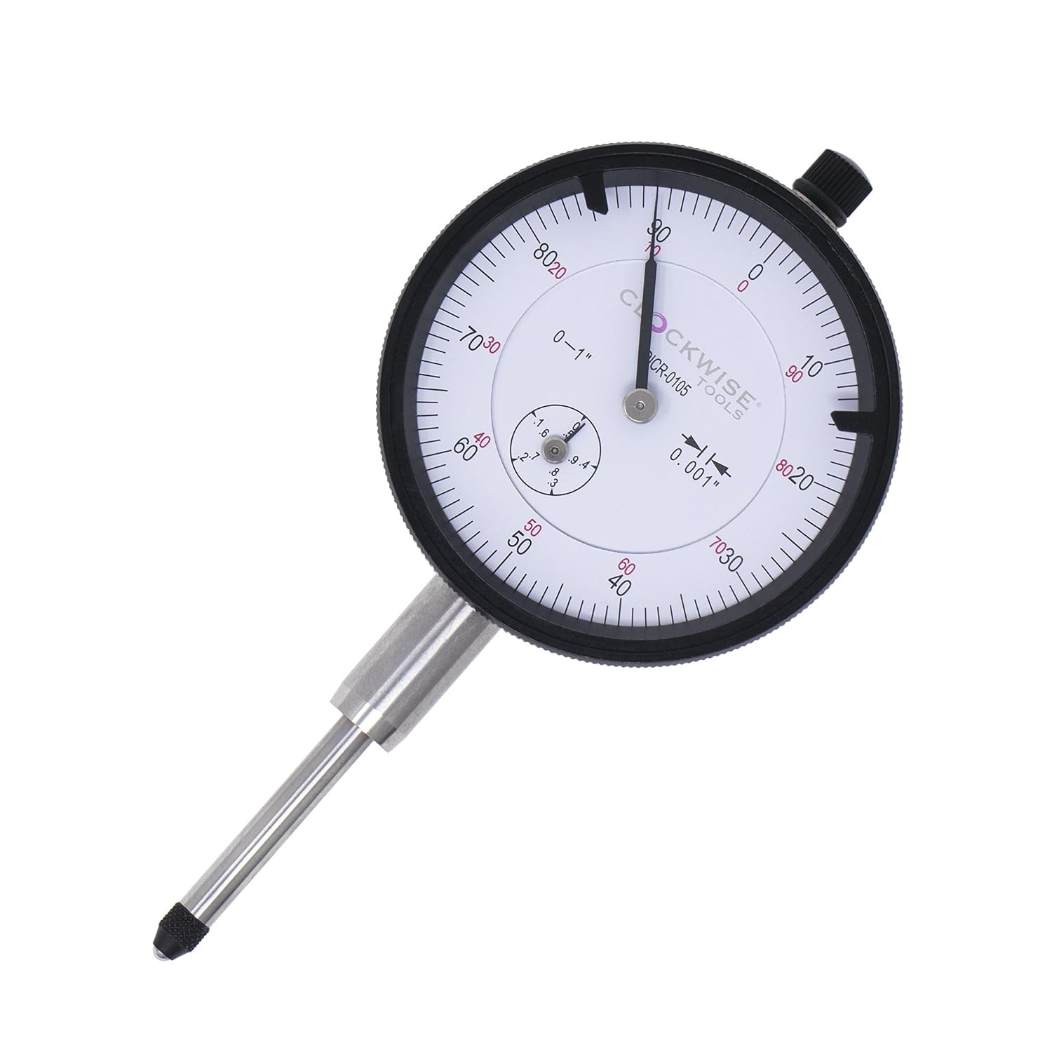 Clockwise Tools DICR-0105 Dial Indicator Gage Gauge 0-1 Inch Measuring Tool …
