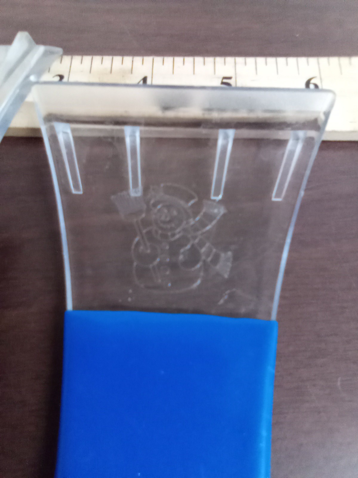 Pack Of Two Blue Windshield Scrapers Free Shipping