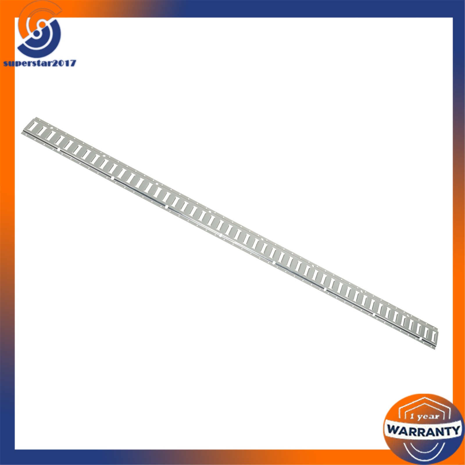 Silver 28 Pack 8 Foot E Track Rail Kit, Zinc Plated With Hardware For Trailers
