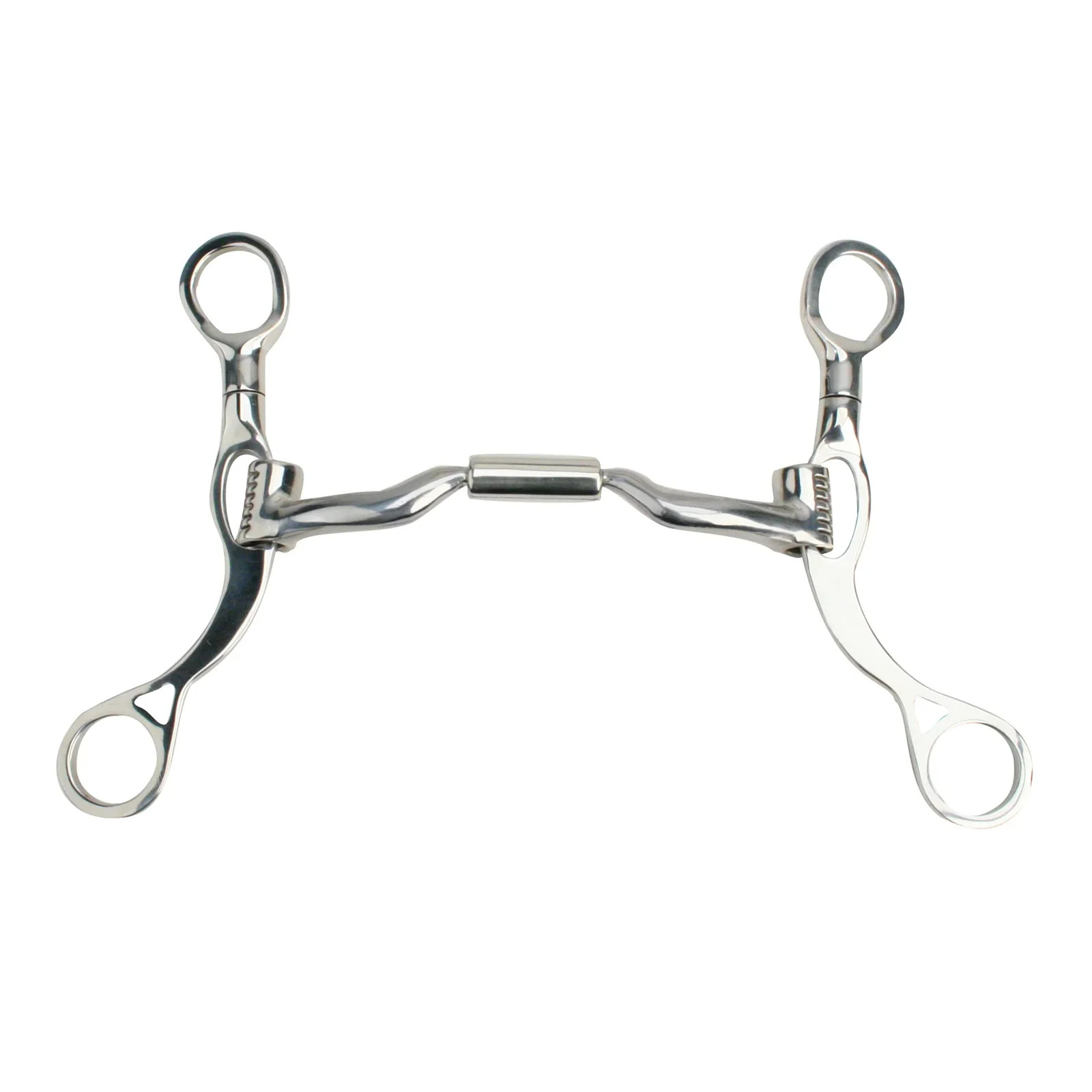 Myler MB 04 Comfort Snaffle with Low Port Short Shank Bit - Sweet Iron & Copper