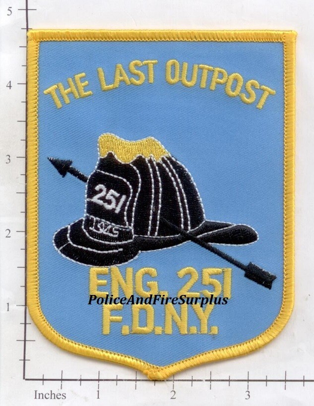 New York City Fire Dept Engine 251 Patch Queens The Last Outpost