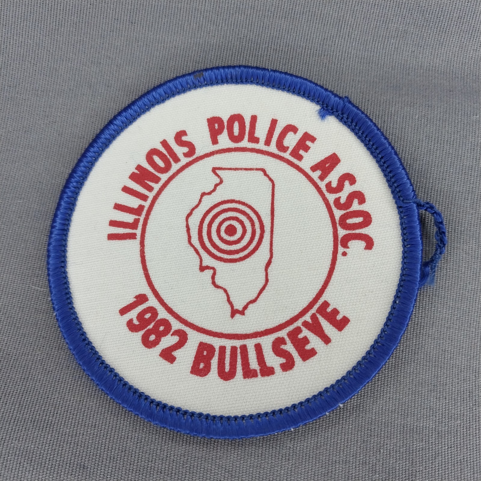 IL Illinois Police Association 1982 Bullseye 3" Patch