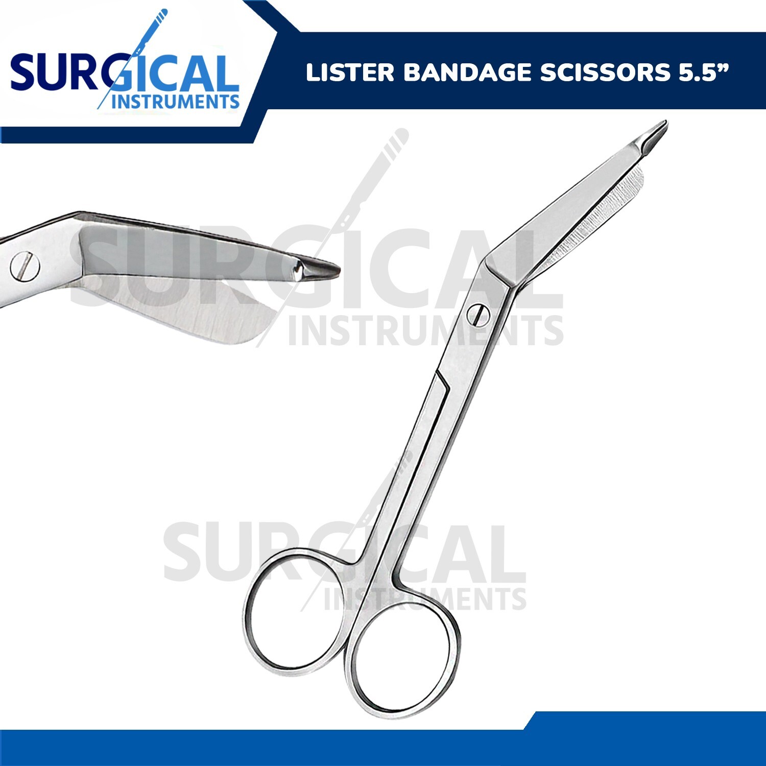 Lister Bandage Scissor 5.5" - Ideal for EMT and Nurse German Grade
