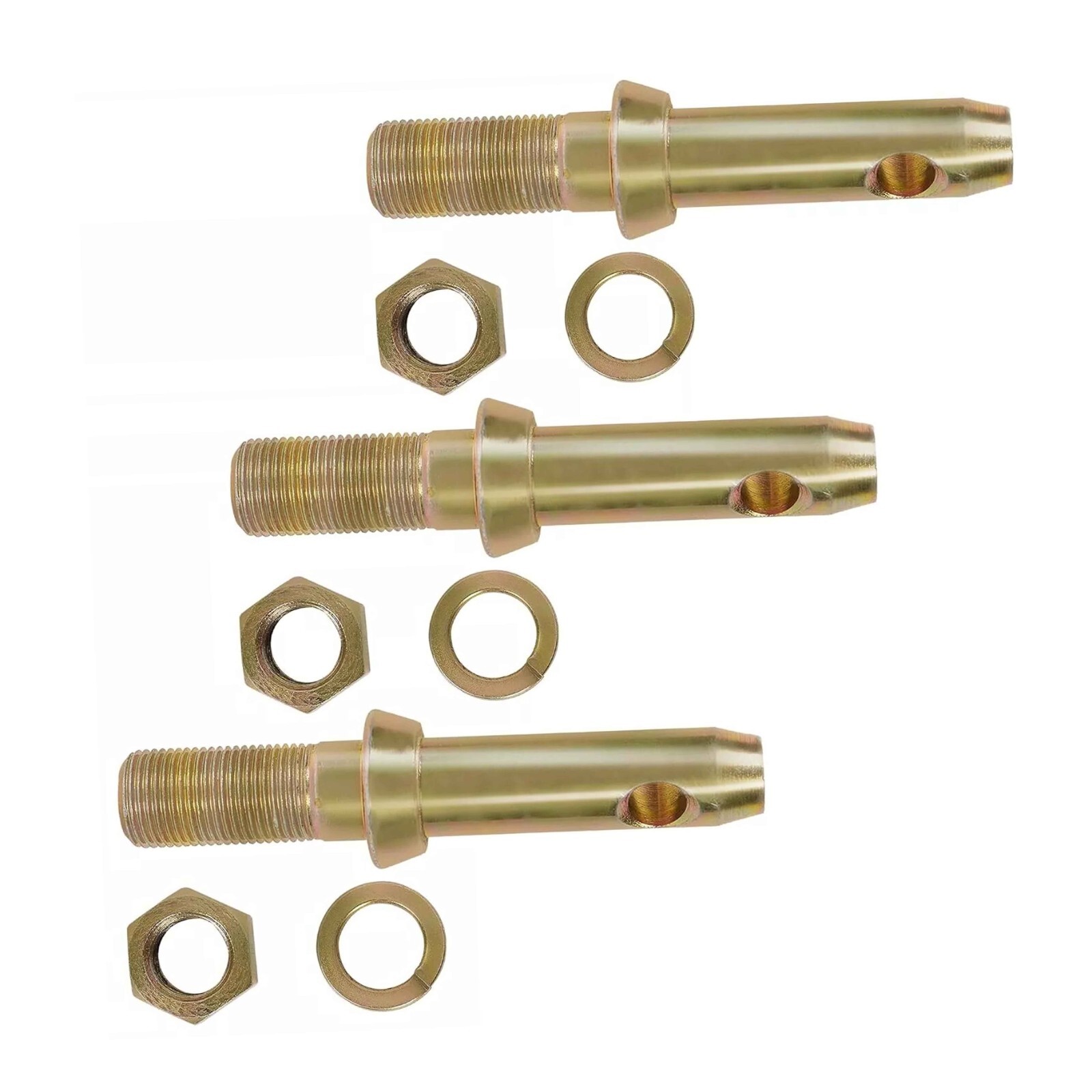 3PK 5-1/2" Cat 1 Hitch Pins Heavy-Duty Forged for Tractors