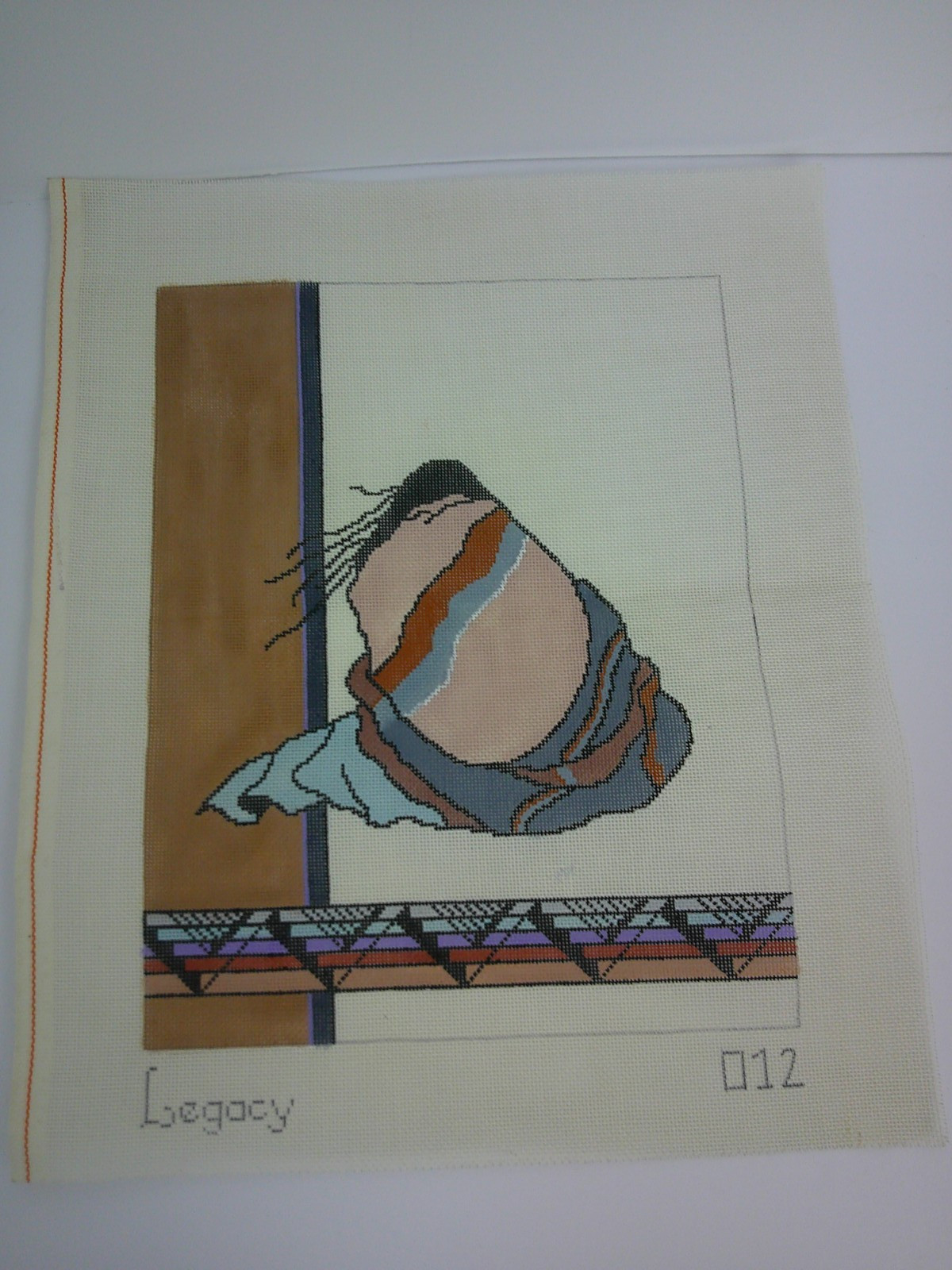 Legacy 012 Needlepoint Canvas Native American Woman 9.75x12.5 Indian