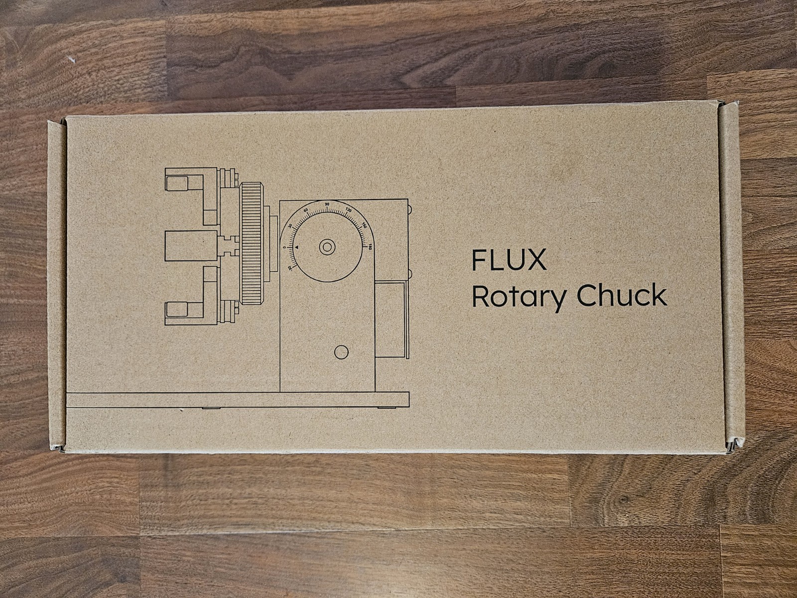 FLUX Beamo 4-in-1 Rotary Attachment With Chuck Riser New In Box