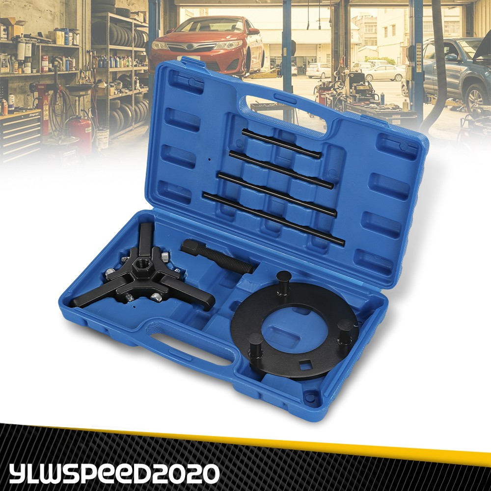 Harmonic Balancer Damper Pulley Puller Repairing Removing Garage Tool Set