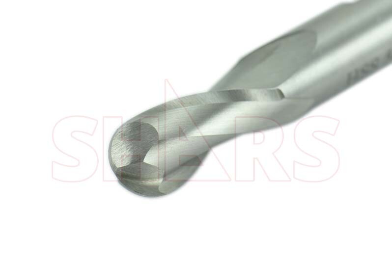 1Pc 2 Fl HSS Ball Nose End Mill 1/8 3/16 1/4 5/16 3/8 7/16 1/2 9/16 5/8 3/4 1 !}