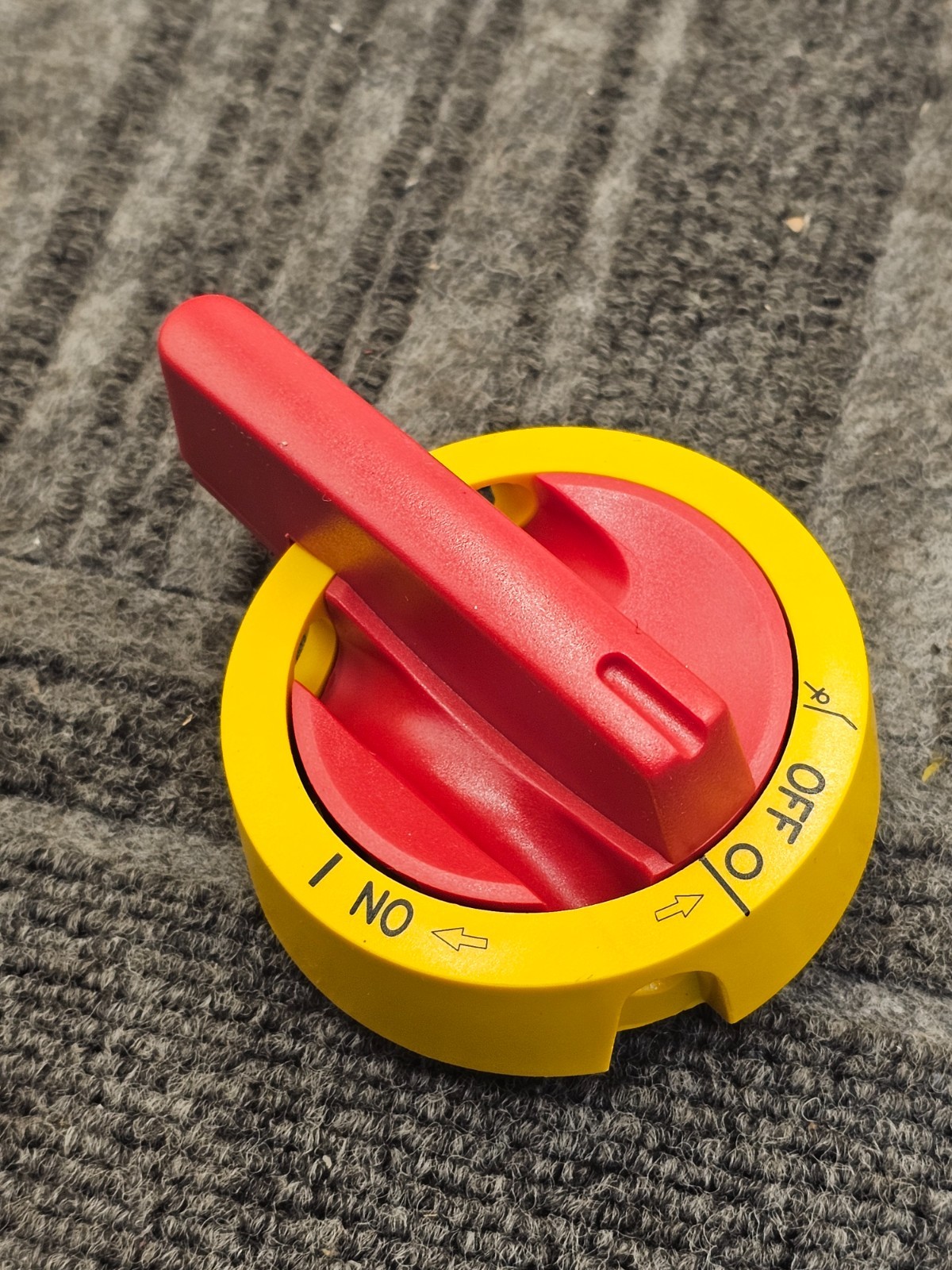ALTECH CORP LK11ULYR: DOOR INTERLOCK HANDLE REPLACEMENT RED/YELLOW