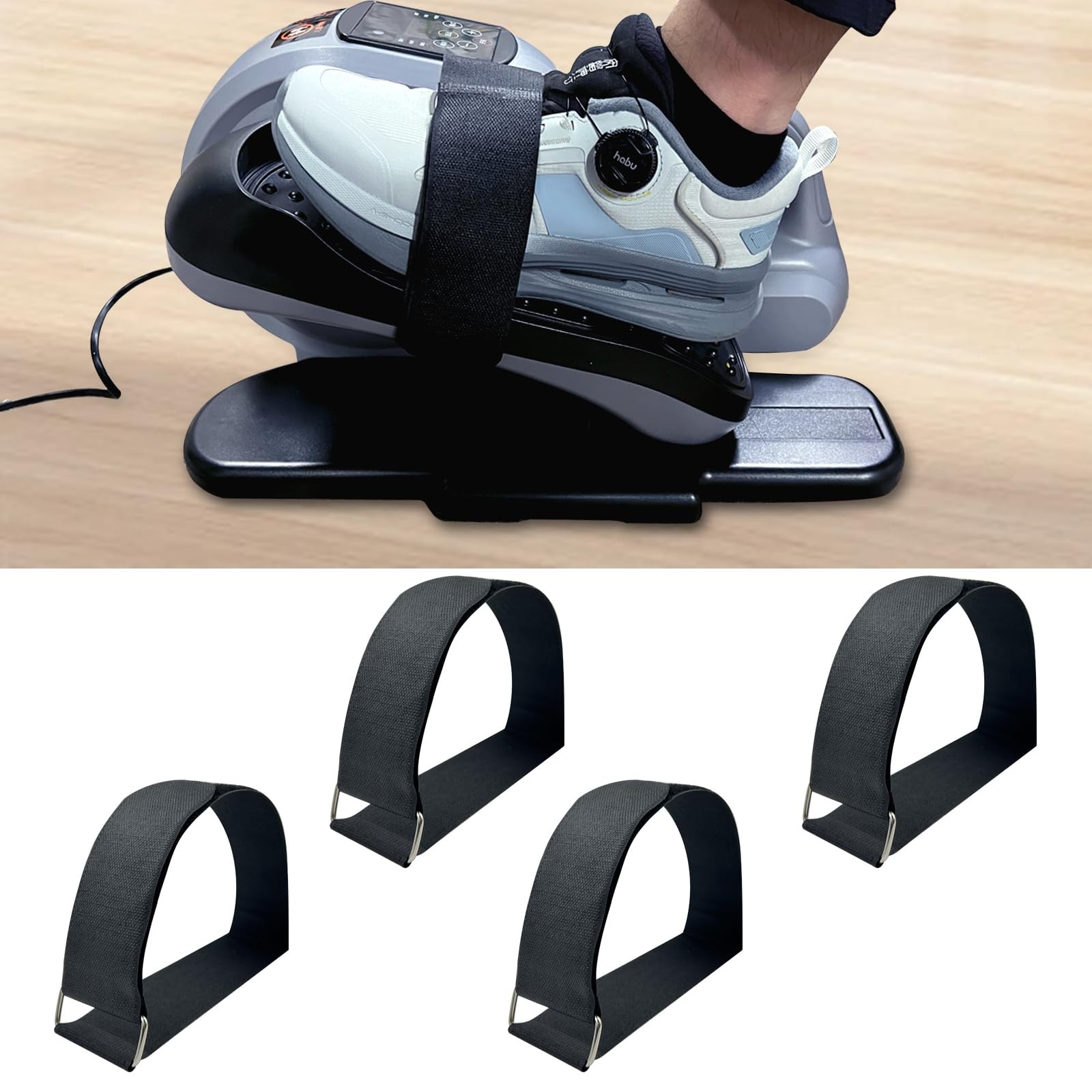 Ellipse Leg Exerciser Machine Pedal Straps Leg Exerciser While Sitting Pedal