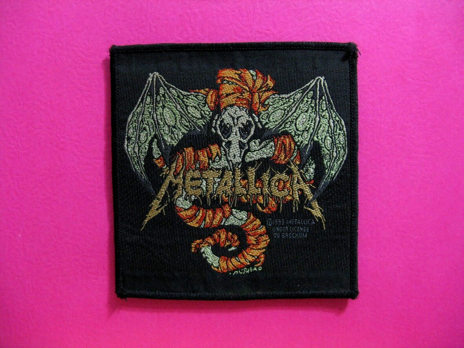 METALLICA OFFICIAL 1993 VINTAGE PATCH-NEW-OLD STOCK UK IMPORT SEW ON   VP7