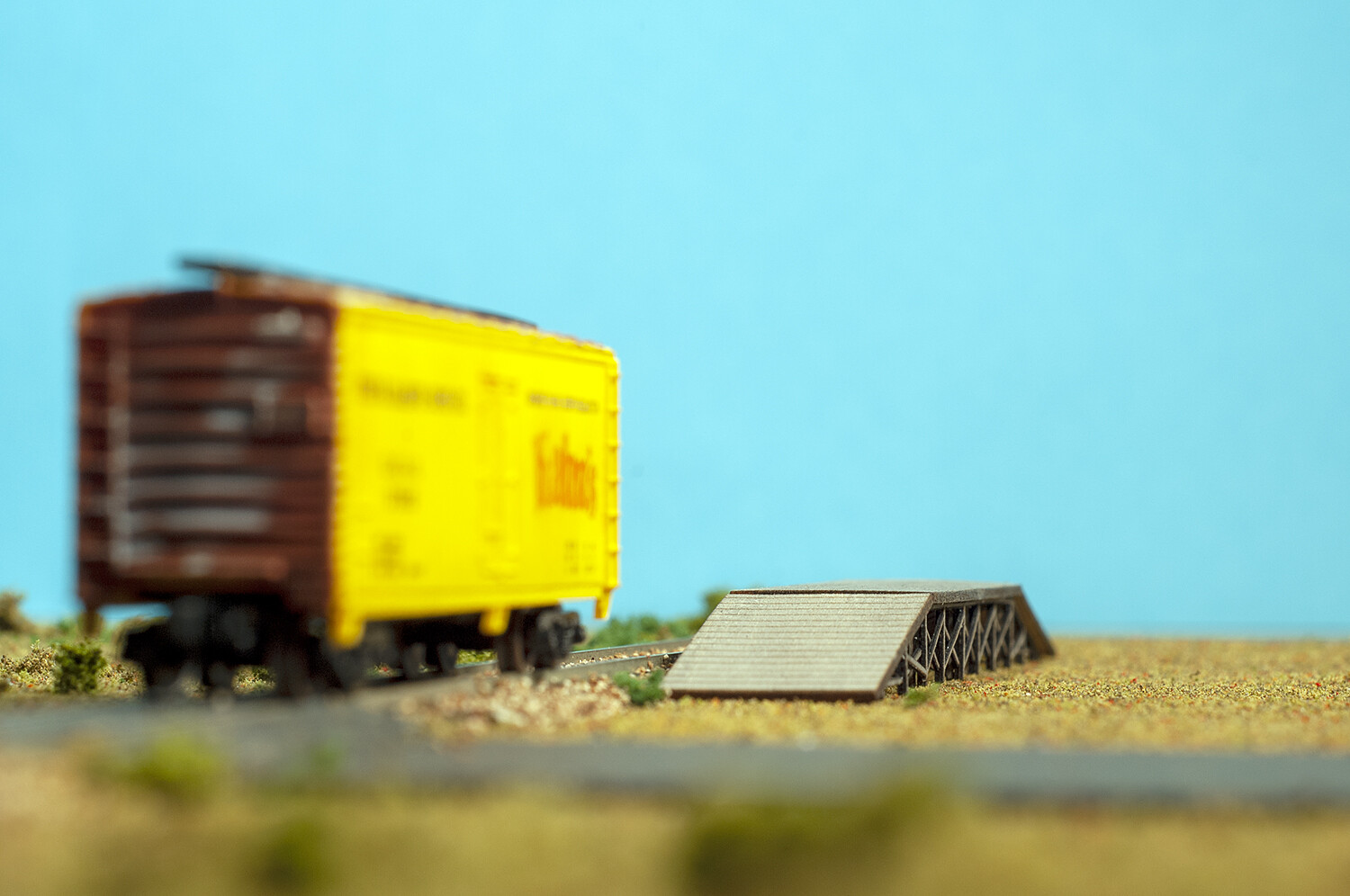 Laser Cut N Scale Double End Loading Ramp KIT
