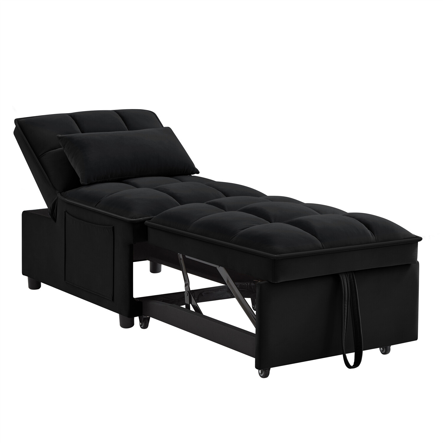 Convertible Sofa Bed 4 in 1 Multi-Functional Folding Recliner Sleeper Sofa Chair