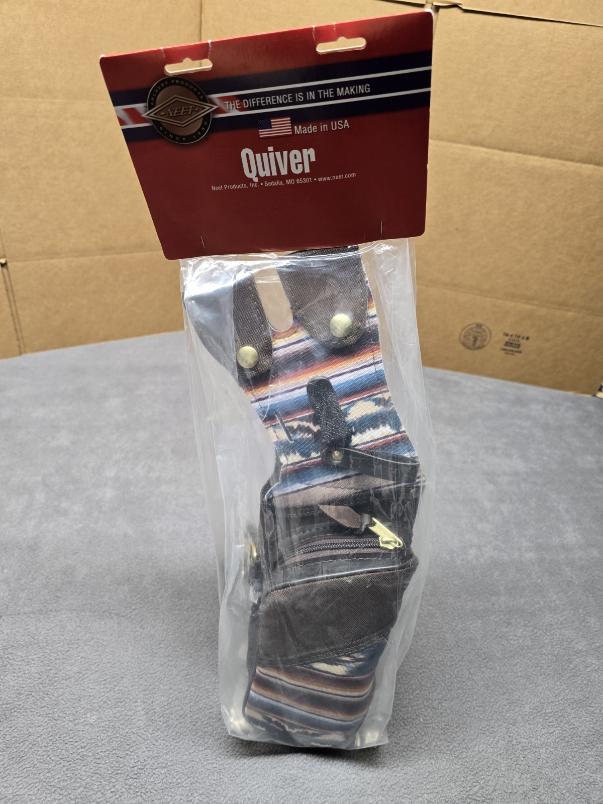 Vintage NOS NEET Products Compact Feild Quiver Sierra Left Hand N-495