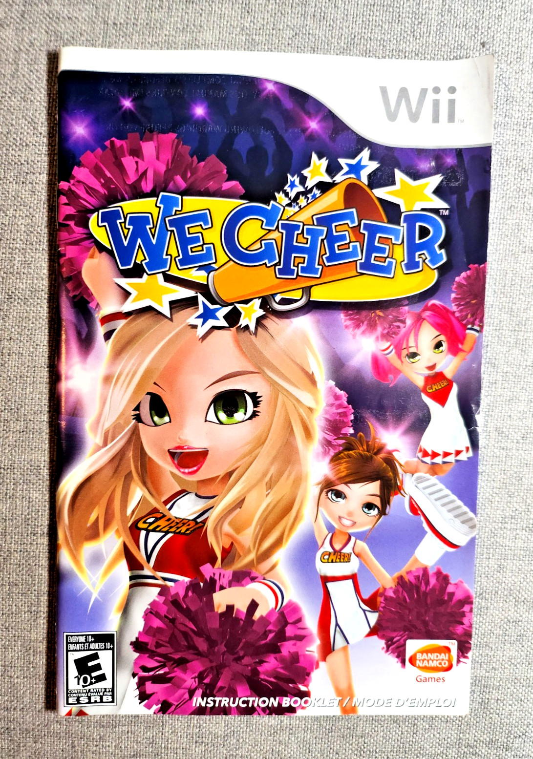 We Cheer Instruction Manual Only - Nintendo Wii