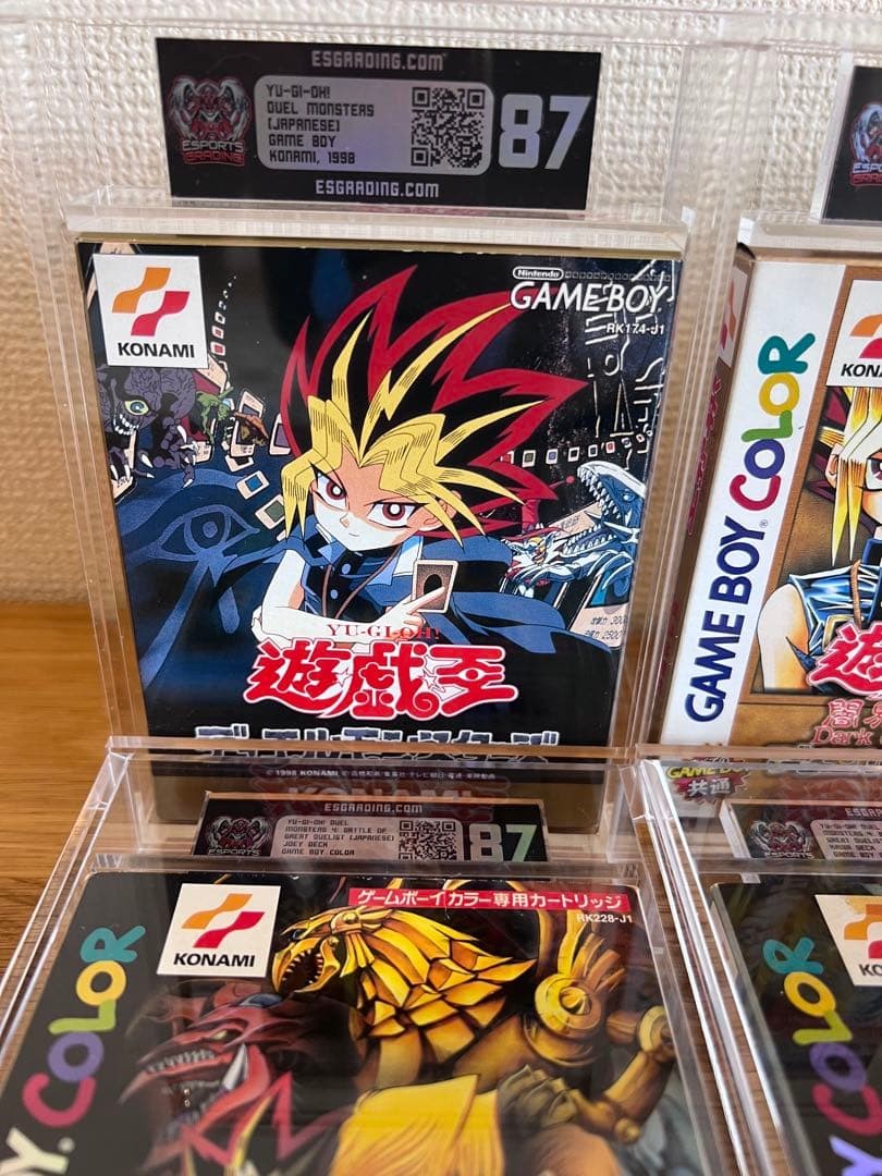 Yu-Gi-Oh Duel Monsters 1 2 3 4 Game Boy Color 6 Games ESG 87 Graded Konami Japan