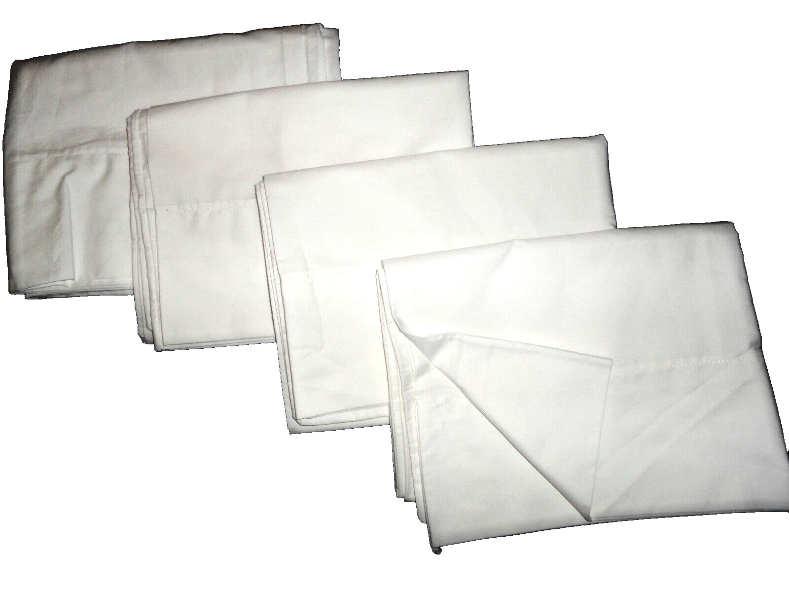 MARTEX CLASSIC TOUCH OFF-WHITE (4) STANDARD PILLOWCASES 19 X 29 200TC BLEND