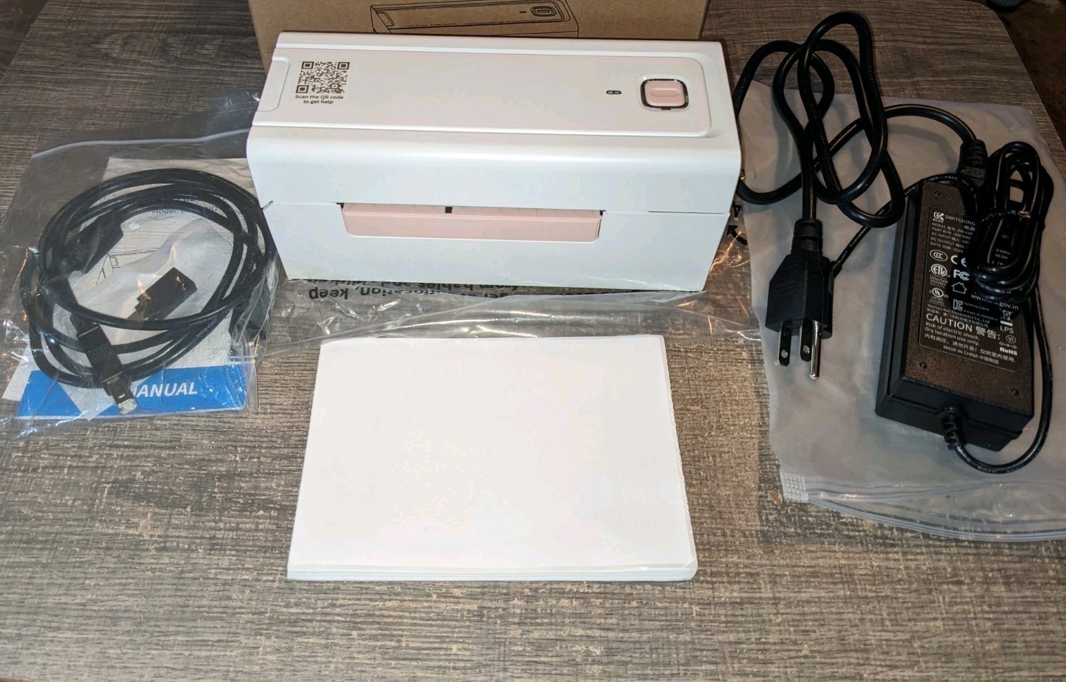Bluetooth Thermal Shipping Label Printer, 4x6 Label Printer for Small Business